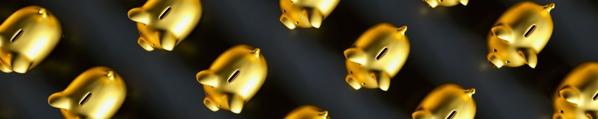 golden piggy banks for business savings account